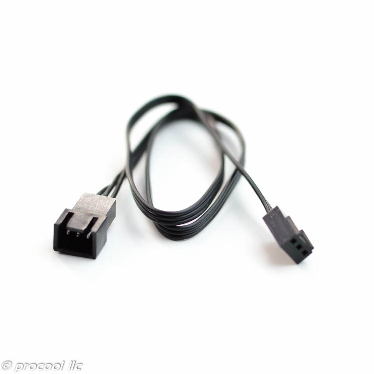 Fan power extension cable