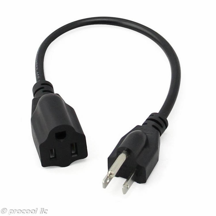 Fan power extension cable