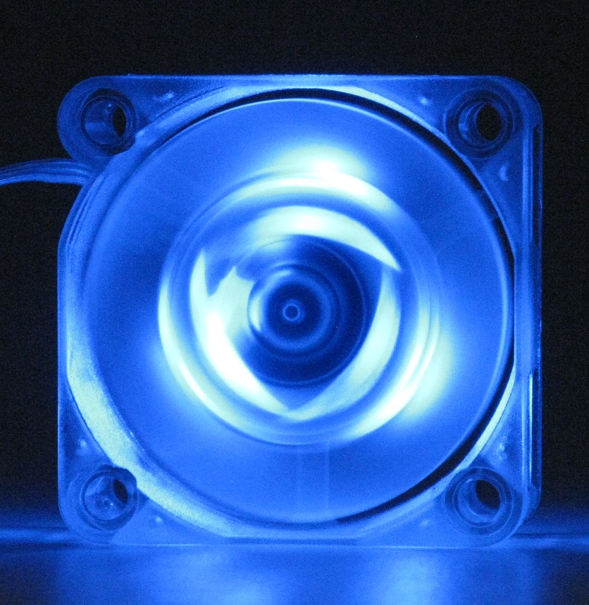 SL40B Blue LED 40mm Fan